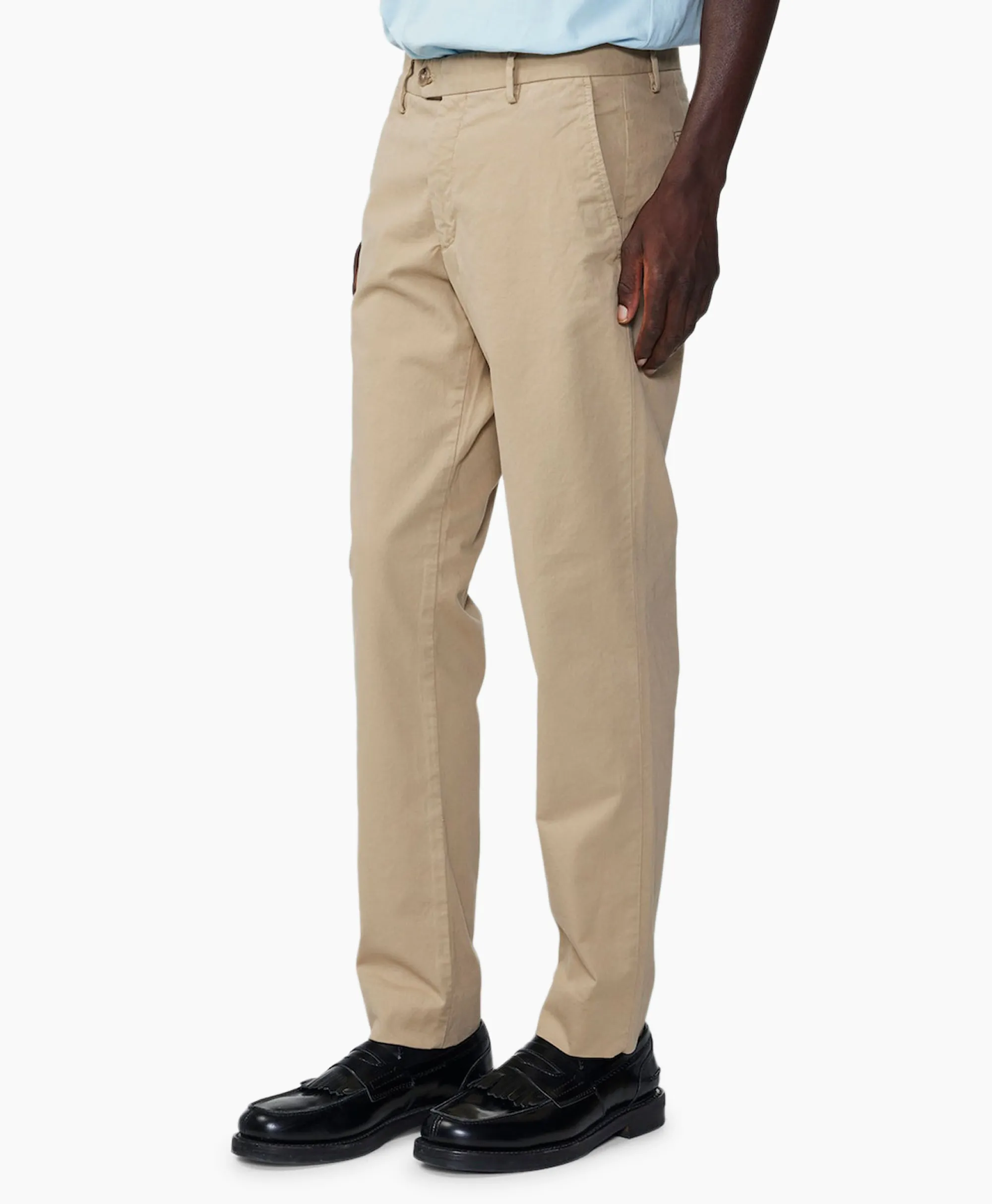 Discount Pantalon Wilhelm Ecru Heren Broeken