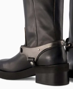 Clearance Lange Laars Eve Lynn Zwart Dames Laarzen