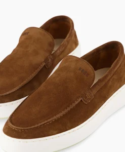 Hot Loafer Jiro Mio Bruin Heren Instappers