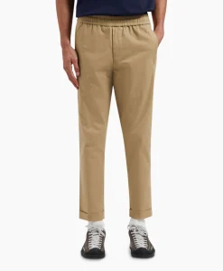 Pantalon Slim Cotton Khaki Heren Broeken