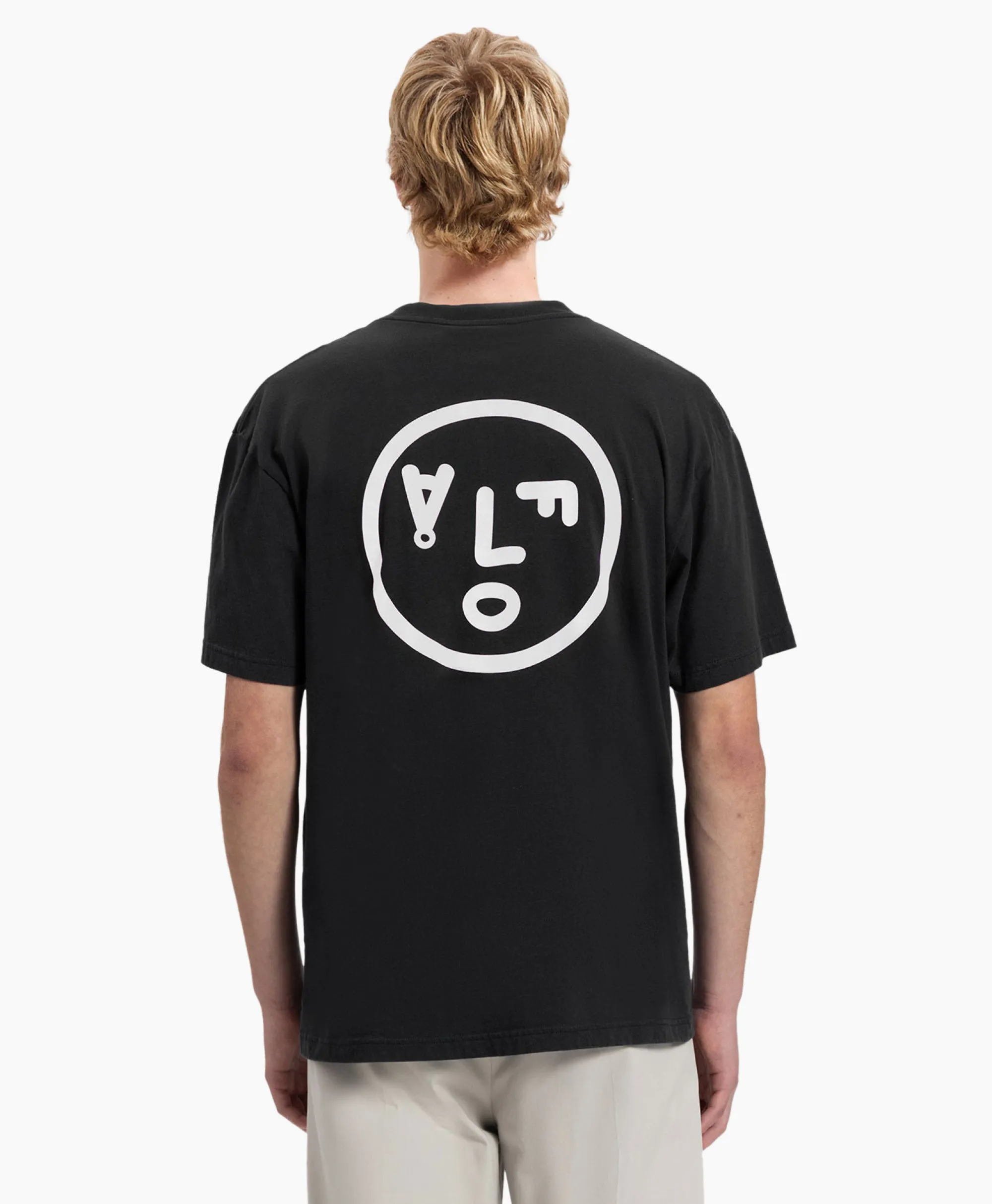 Sale T-Shirt Korte Mouw Face Zwart Heren T-Shirts