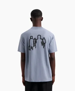 T-Shirt Transit Tee Blauw Heren T-Shirts