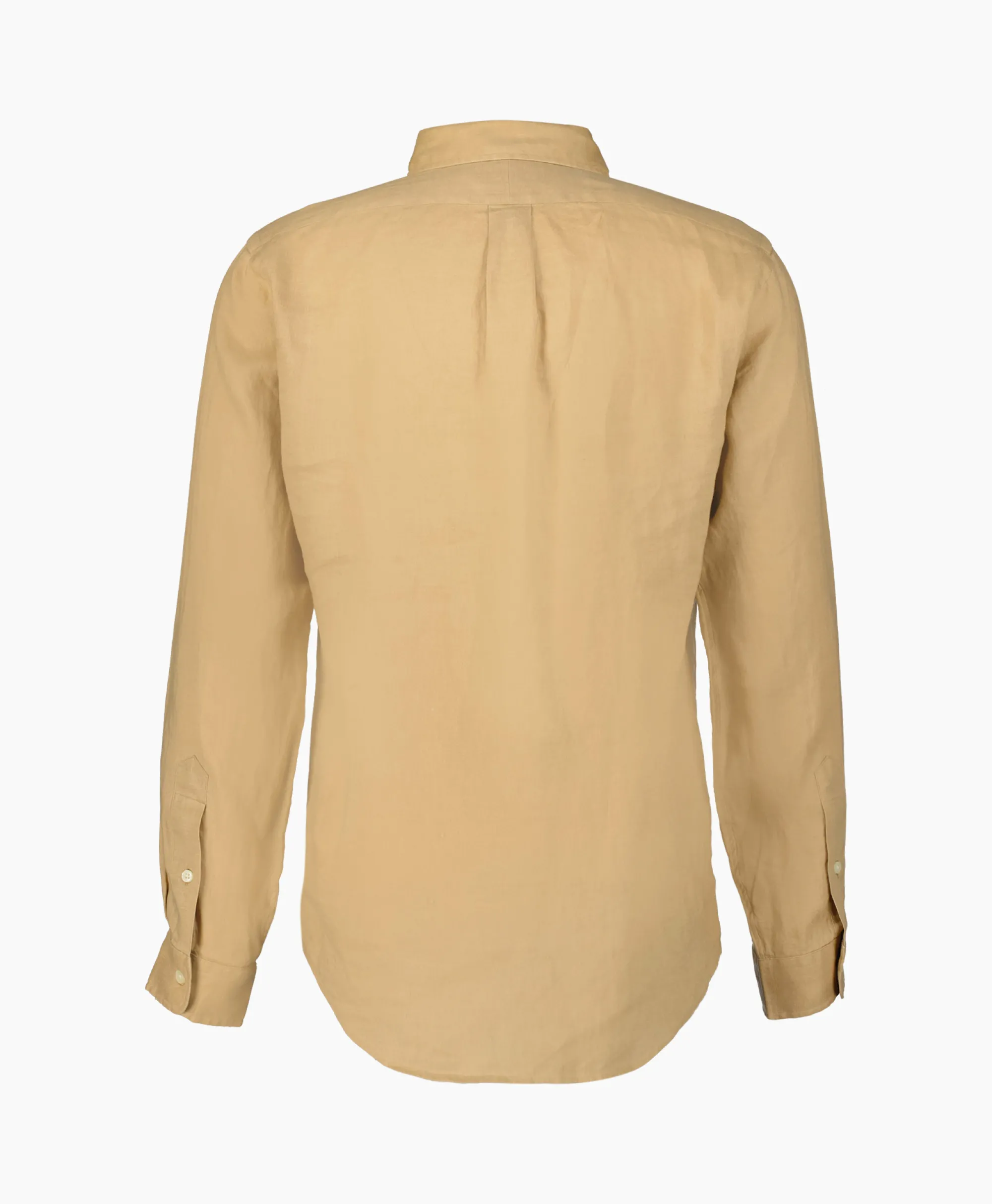 Overhemd Linen Camel Heren Overhemden