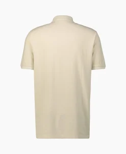 Online Polo Cotton Garment Dyed Ecru Heren Polo's