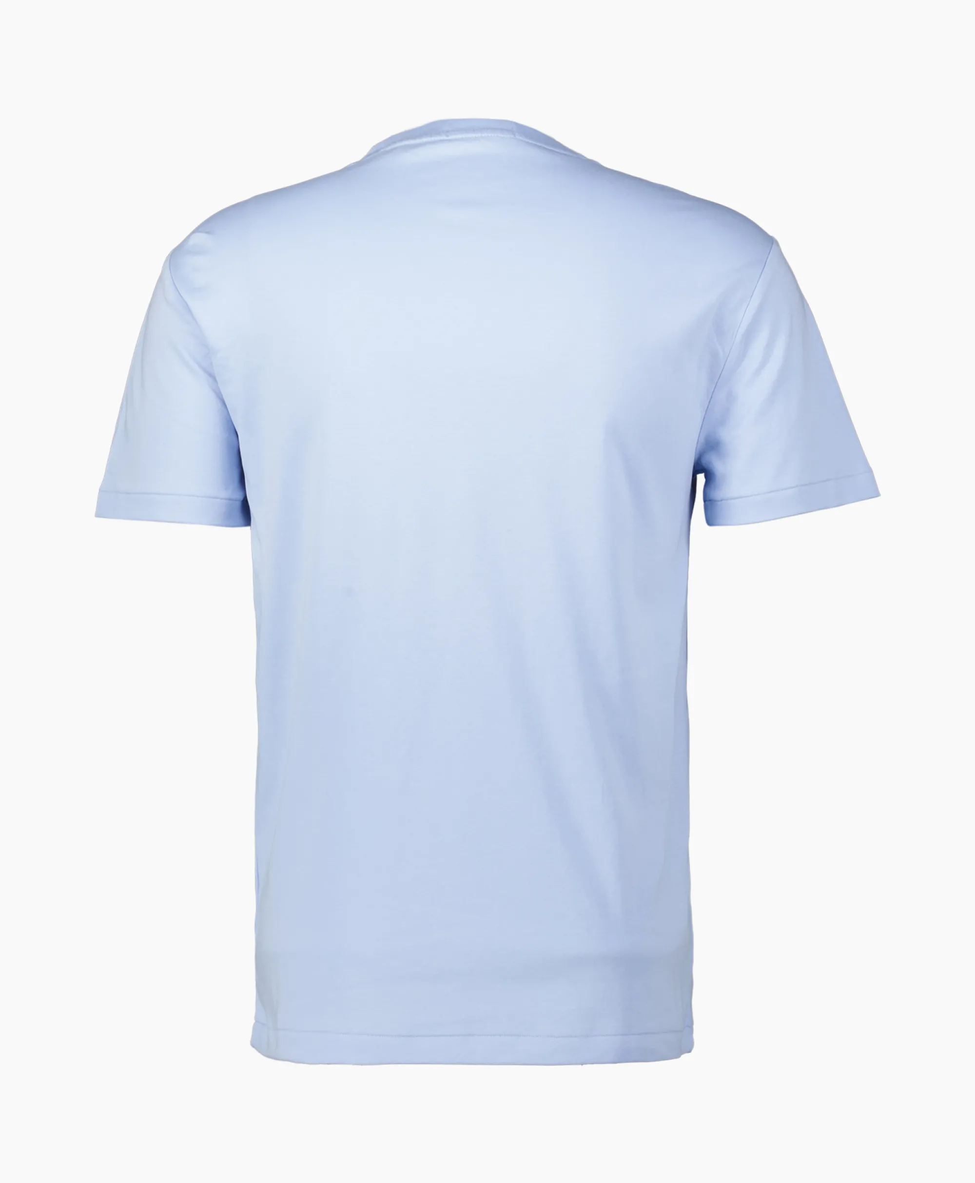 Clearance T-Shirt Korte Mouw Short Sleeve Licht Blauw Heren T-Shirts