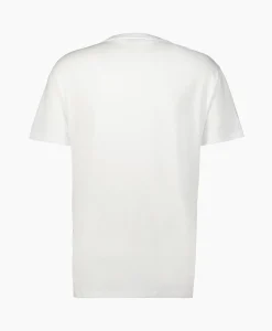 Outlet T-Shirt Korte Mouw Jersey Mid Logo Wit Heren T-Shirts