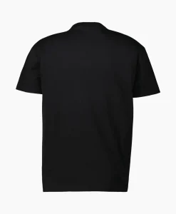 New T-Shirt Korte Mouw Jersey Mid Logo Zwart Heren T-Shirts