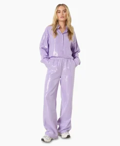 Hot Pantalon Nova Paars Dames Broeken