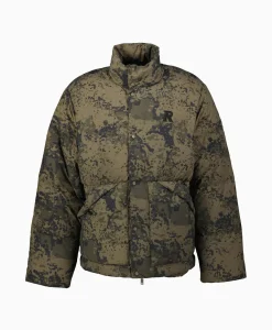 Gewatteerde Jas Puffer Groen Heren Jassen