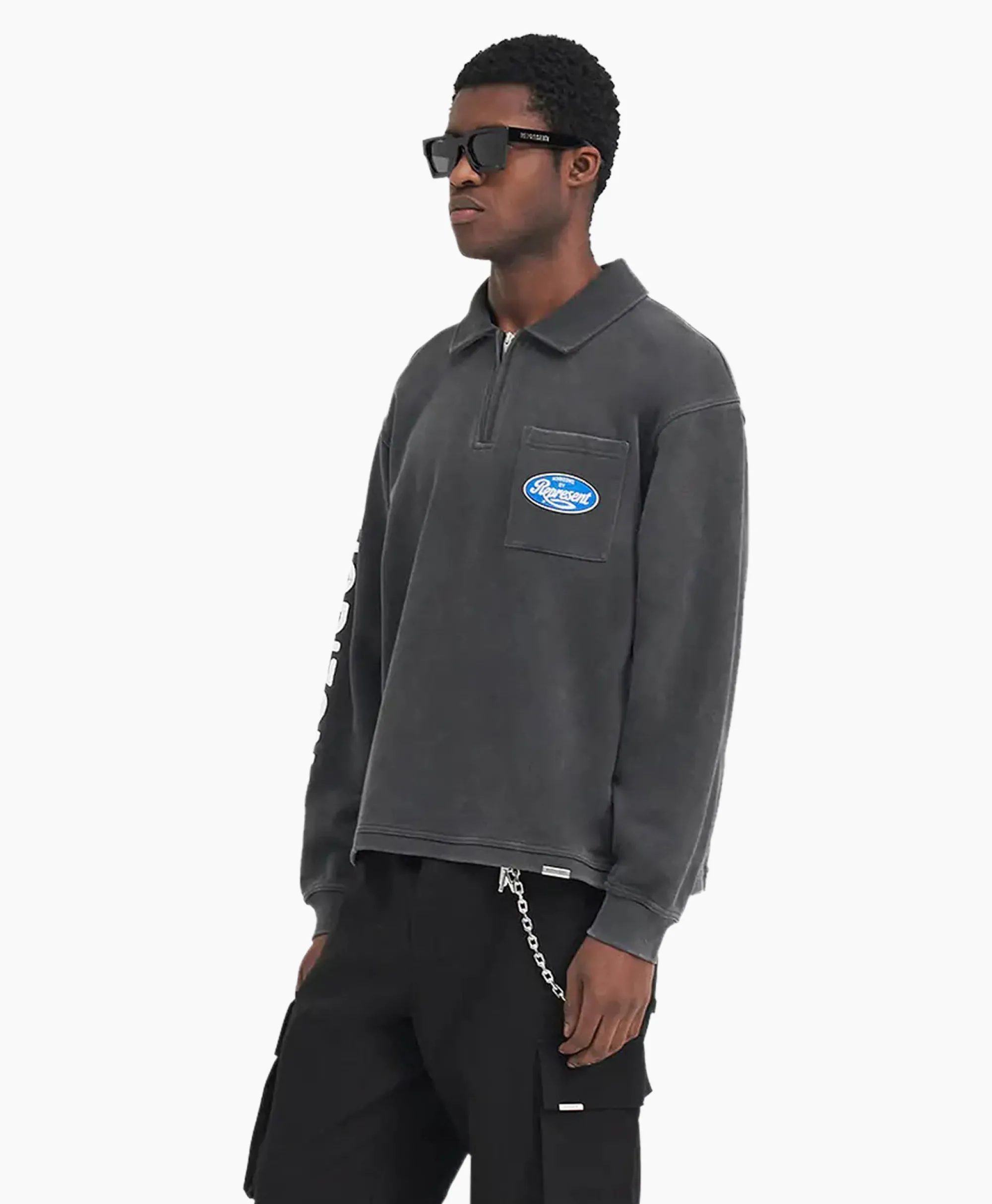 Online Pullover Classic Part Quarter Zip Zwart Heren Truien