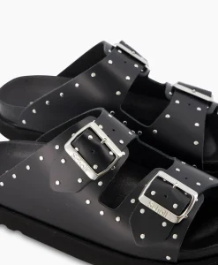 Sandaal F306131004 Zwart Dames Sandalen