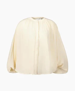 Best Blouse Balloon Resort Beige Dames Blouses