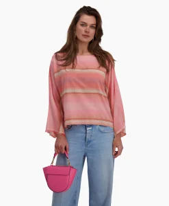 Best Top Moorea Multicolour Oranje Dames T-Shirts & Tops