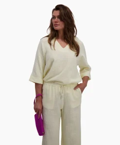 Sale Top Myla Licht Geel Dames T-Shirts & Tops