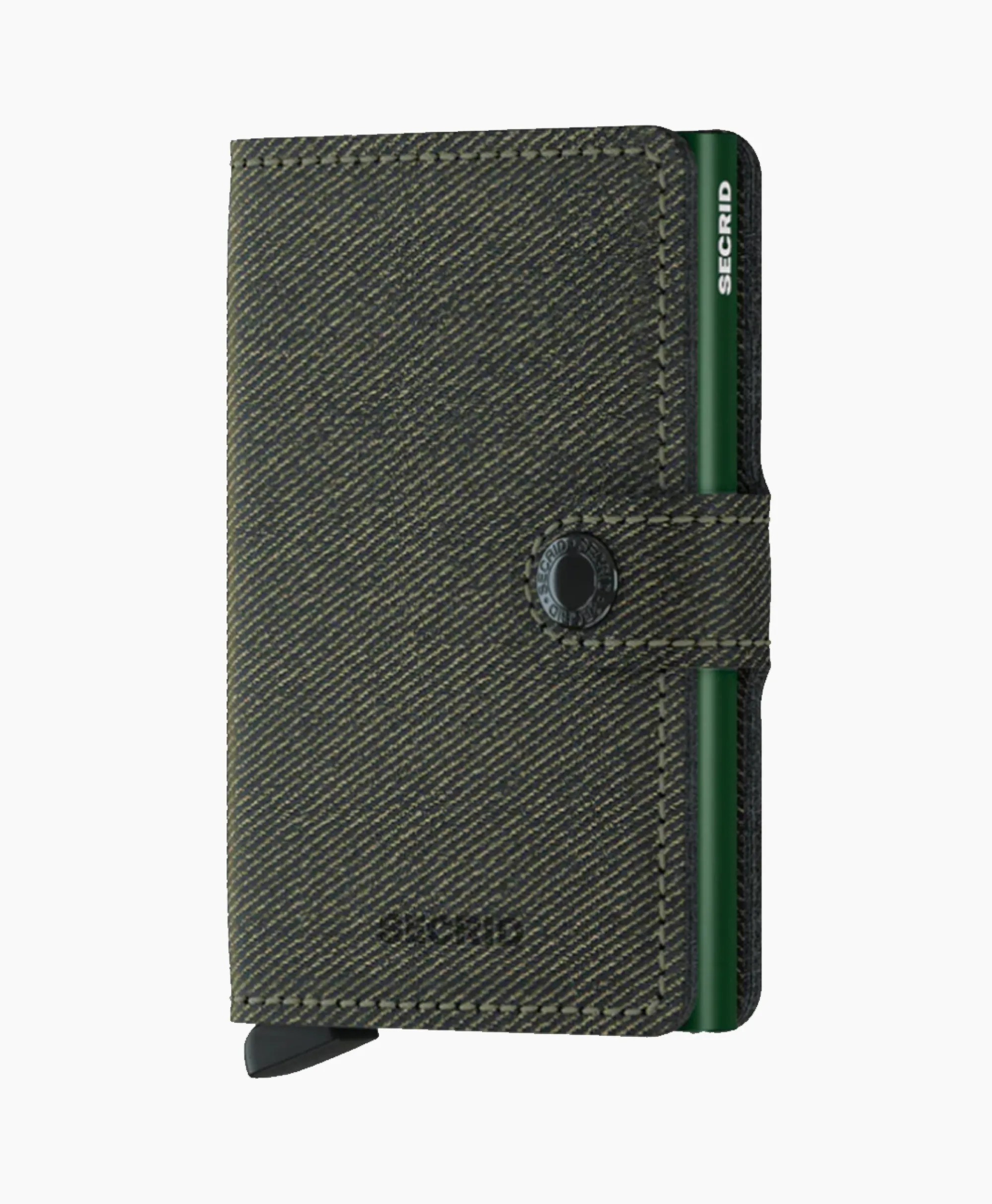Sale Portemonnee Miniwallet Twist Groen Heren Portemonnees
