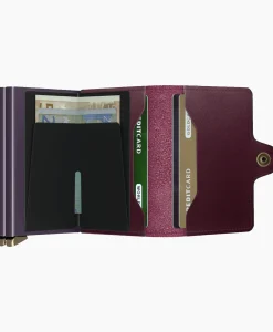 Hot Portemonnee Premium Twinwallet Dusk Rood Dames Portemonnees