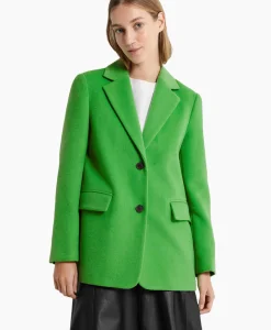 Clearance Blazer Sasja Wool B Groen Dames Blazers