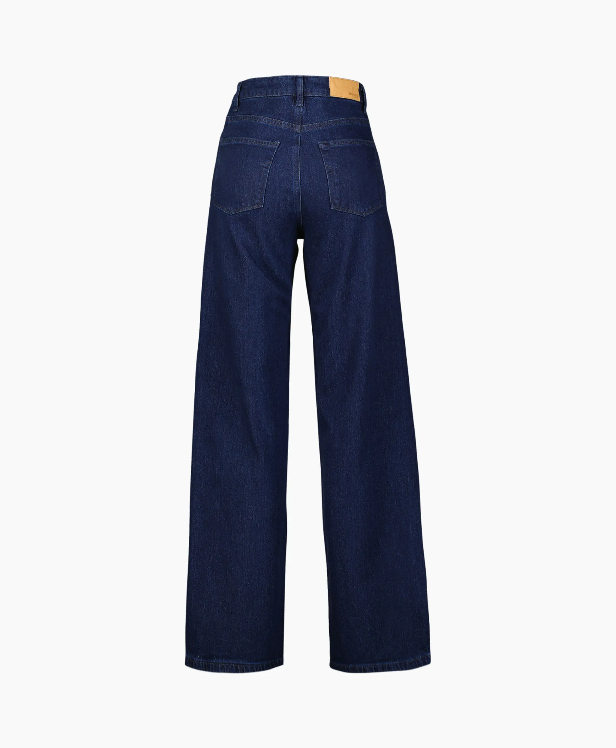 Jeans Marley-Bea Hw Mid Blue Wide Jean Blauw Dames Broeken