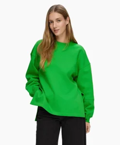 Hot Pullover Yrsa Ls Crew Neck Sweat Groen Dames Truien