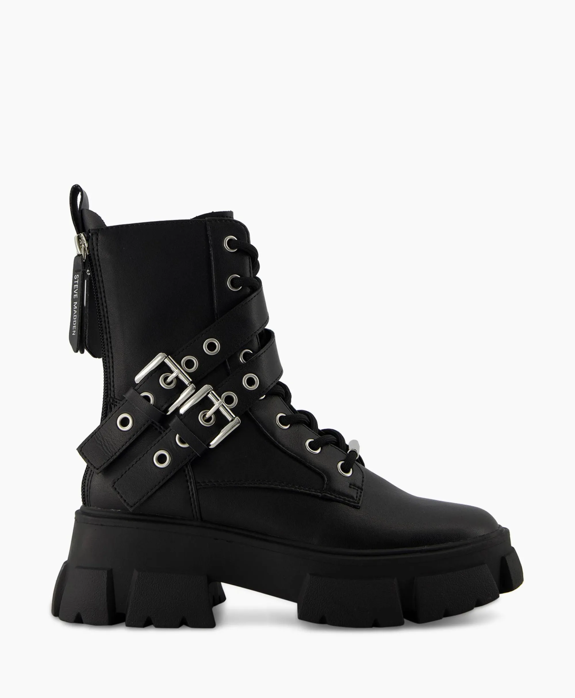 Online Enkellaars Traction Zwart Dames Laarzen