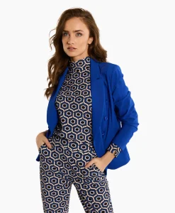 Discount Blazer Imari Bonded Blauw Dames Blazers