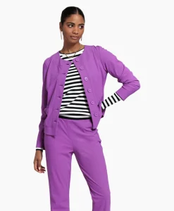 Hot Blazer Janet Bonded Paars Dames Blazers