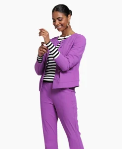 Hot Blazer Janet Bonded Paars Dames Blazers