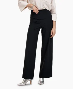 Hot Broek Alex Bonded Mesh Trousers Zwart Dessin Dames Broeken