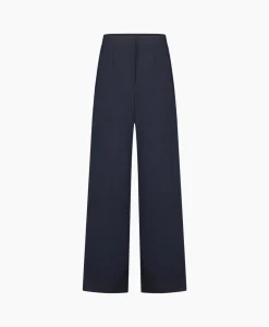 Best Broek Holly Bonded Trousers Donker Blauw Dames Broeken