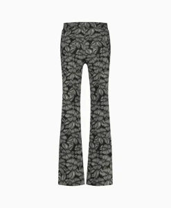 Online Broek Marilon Flower Trousers Zand Dames Broeken