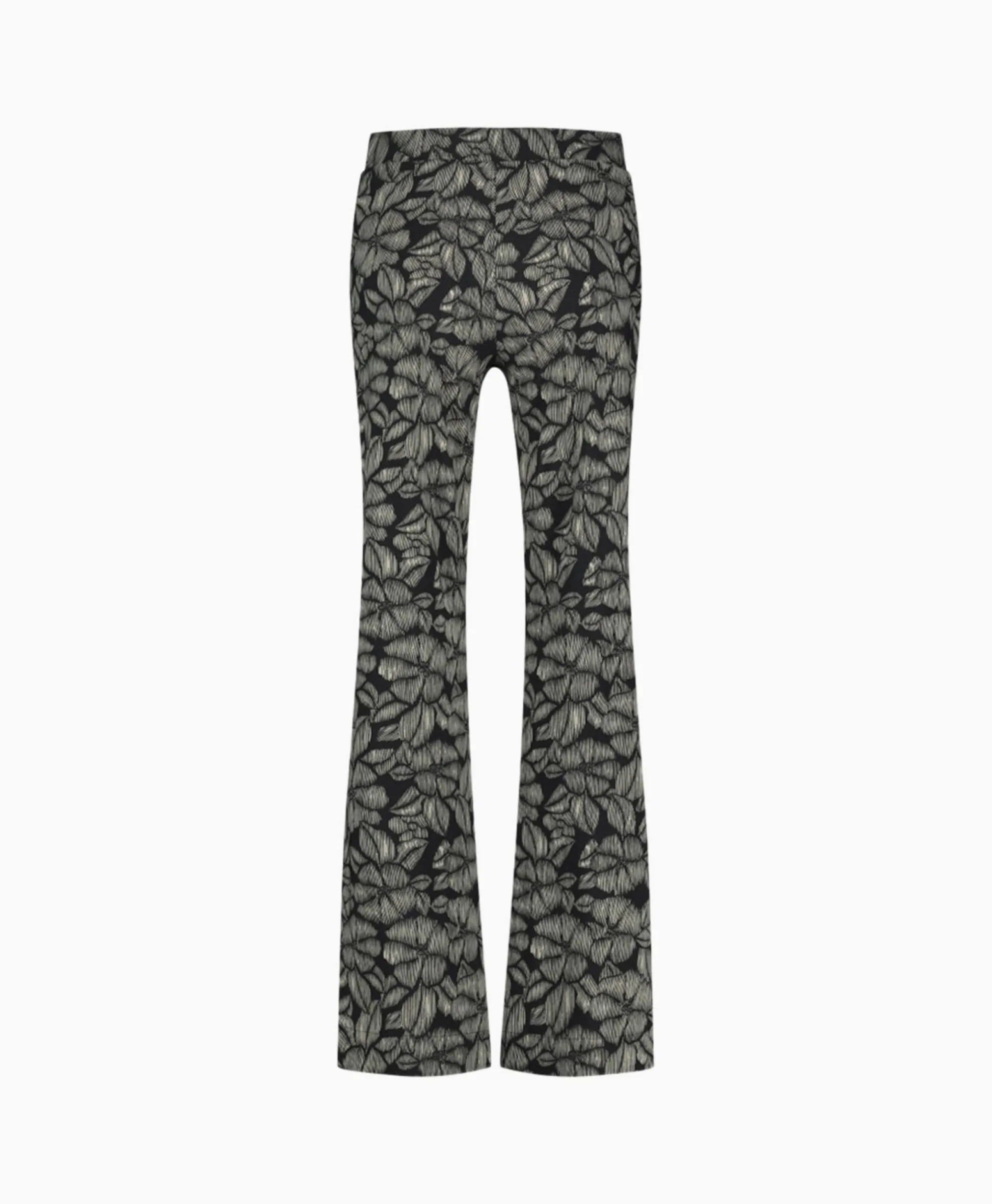 Online Broek Marilon Flower Trousers Zand Dames Broeken
