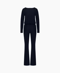 Hot Jumpsuit Kimmy Flair Donker Blauw Dames Jumpsuits