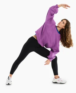 Hot Legging Sa Sport Fleece Zwart Dessin Dames Broeken