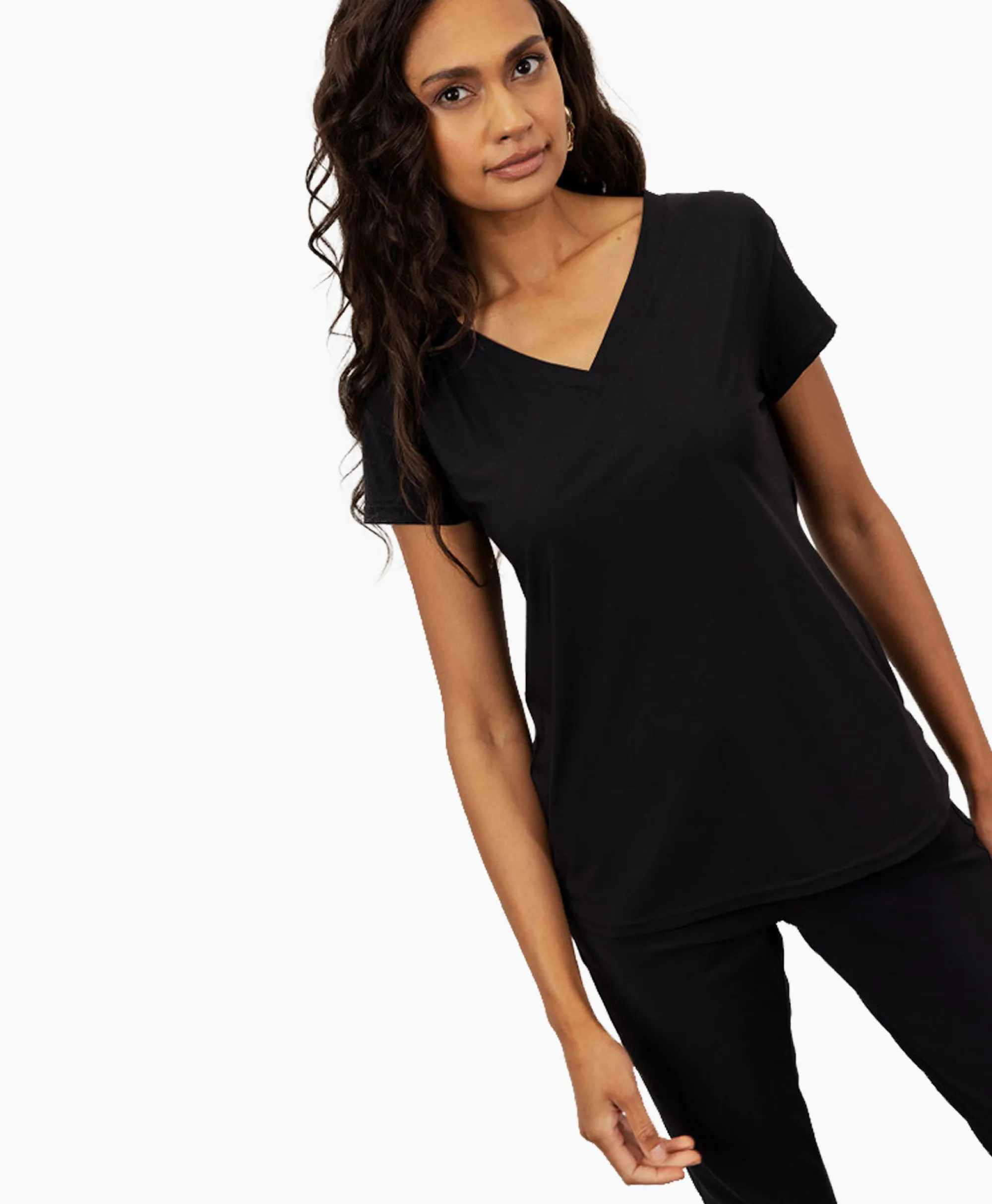 New Top & T-Shirt Roller Shirt Zwart Dames T-Shirts & Tops