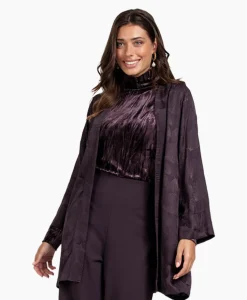 Sale Top Avril Ls Velvet Bruin Dames T-Shirts & Tops