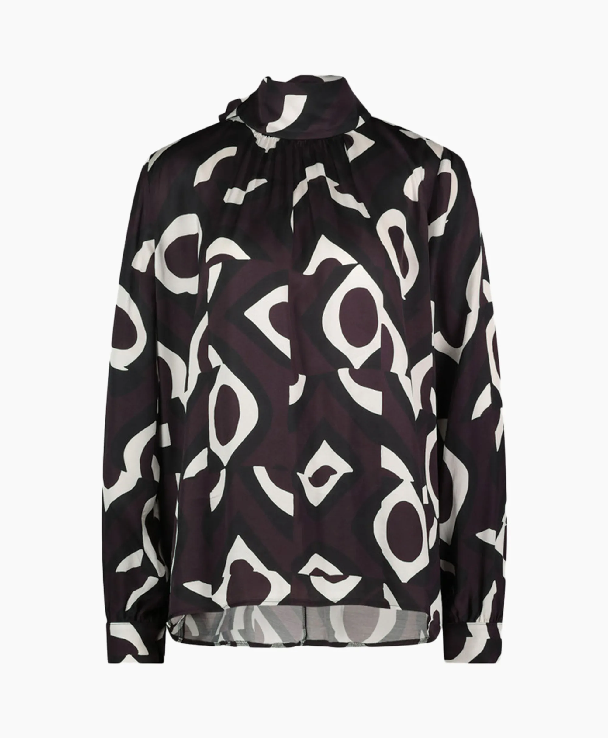 Studio Anneloes Top Izzie Satin Eyes Bruin*Dames T-Shirts & Tops