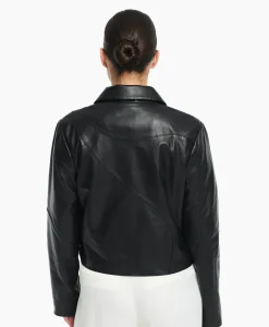 Discount Jack Cadena Sheep Soft Waxed Zwart Dames Jassen