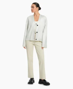 Online Pullover Lolita Metallic Knit Bruin Dames Truien