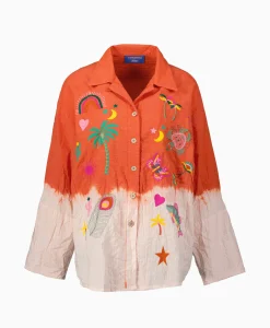 Susanna Blu Blouse Gardenia Gb13 Khaki*Dames Blouses