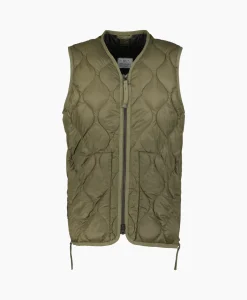 Outlet Bodywarmer Military V Neck Olijf Heren Jassen