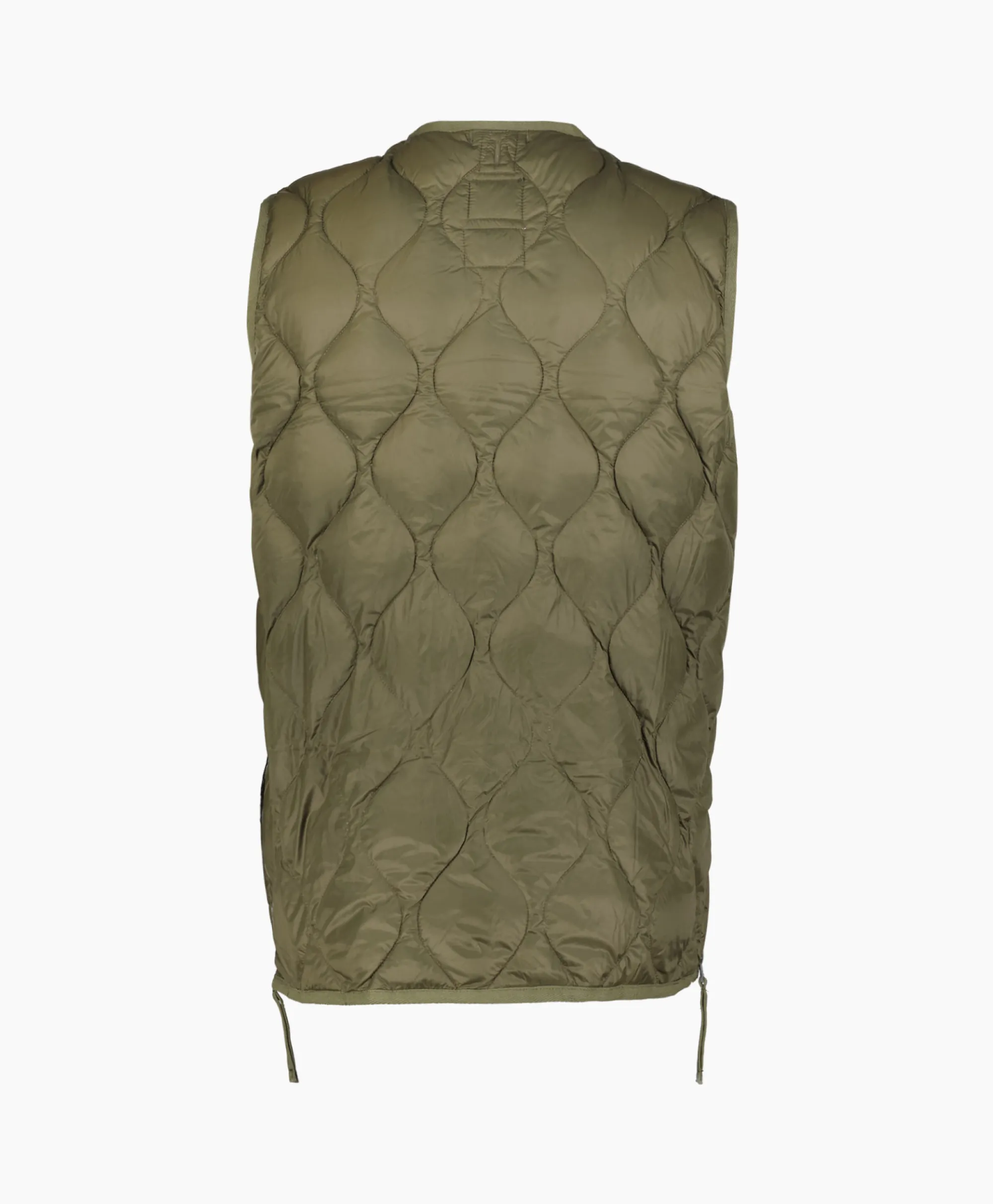 Outlet Bodywarmer Military V Neck Olijf Heren Jassen