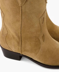 Sale Cowboylaars Tl-12765 Bruin Dames Laarzen