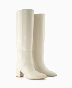 Discount Lange Laars Tl-12776 Wit Dames Laarzen