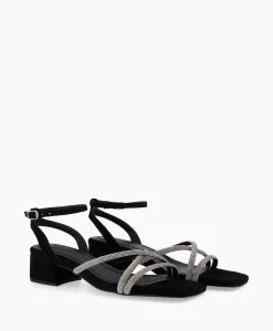 Online Sandaal Met Hak Tl Celina Zwart Dames Sandalen