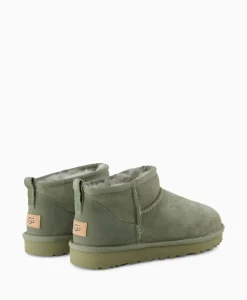 Discount Enkellaars Winterboot Classic Ultra Mini Khaki Heren Laarzen