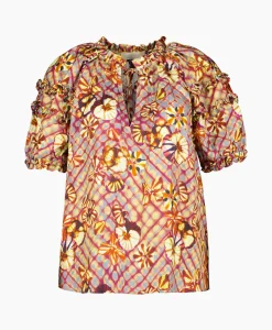 Hot Blouse Annabella Beige Dames Blouses