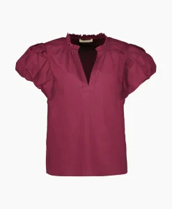 Discount Blouse Klara Bordeaux Dames Blouses