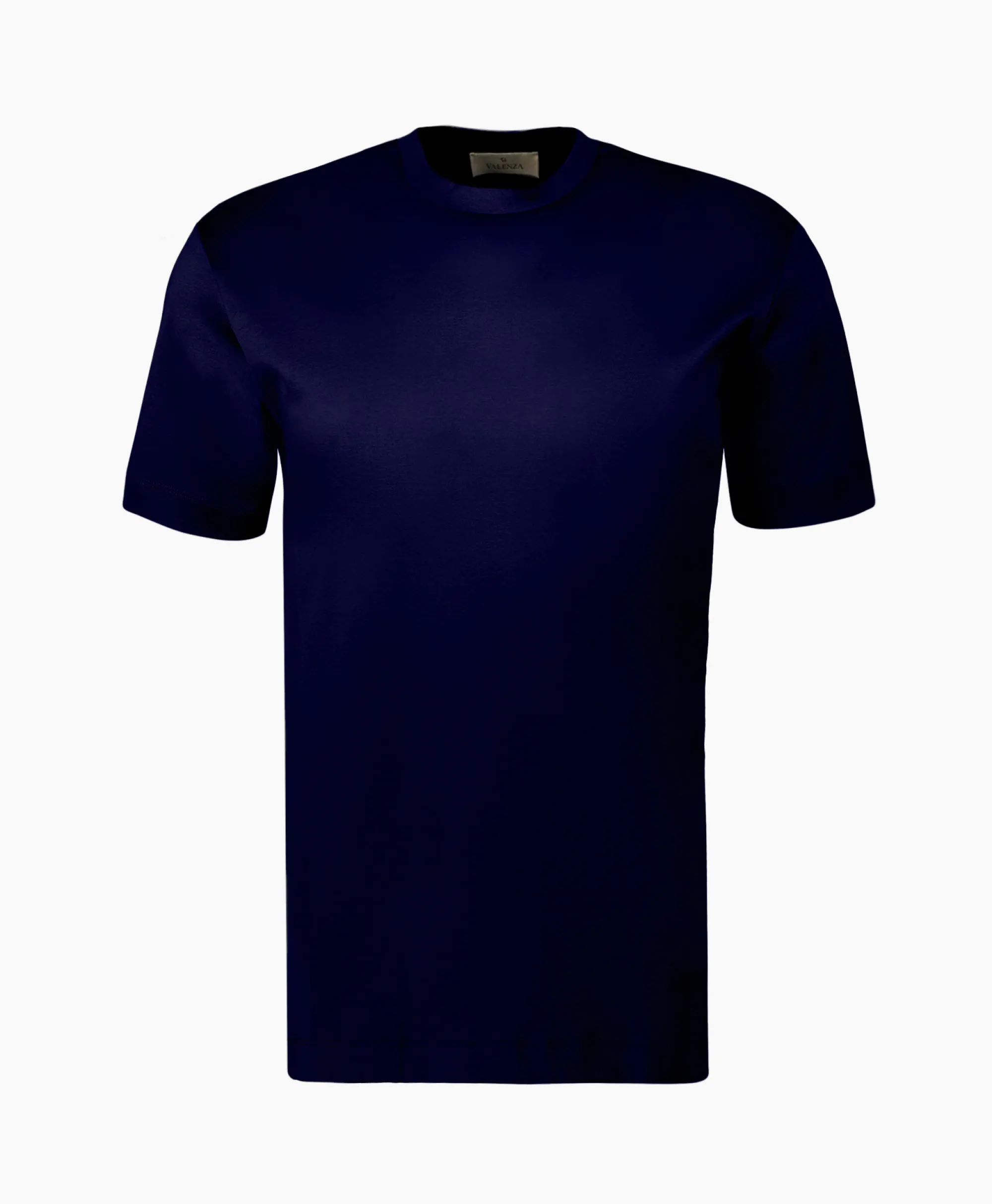 Discount T-Shirt Interlock Supima Blauw Heren T-Shirts
