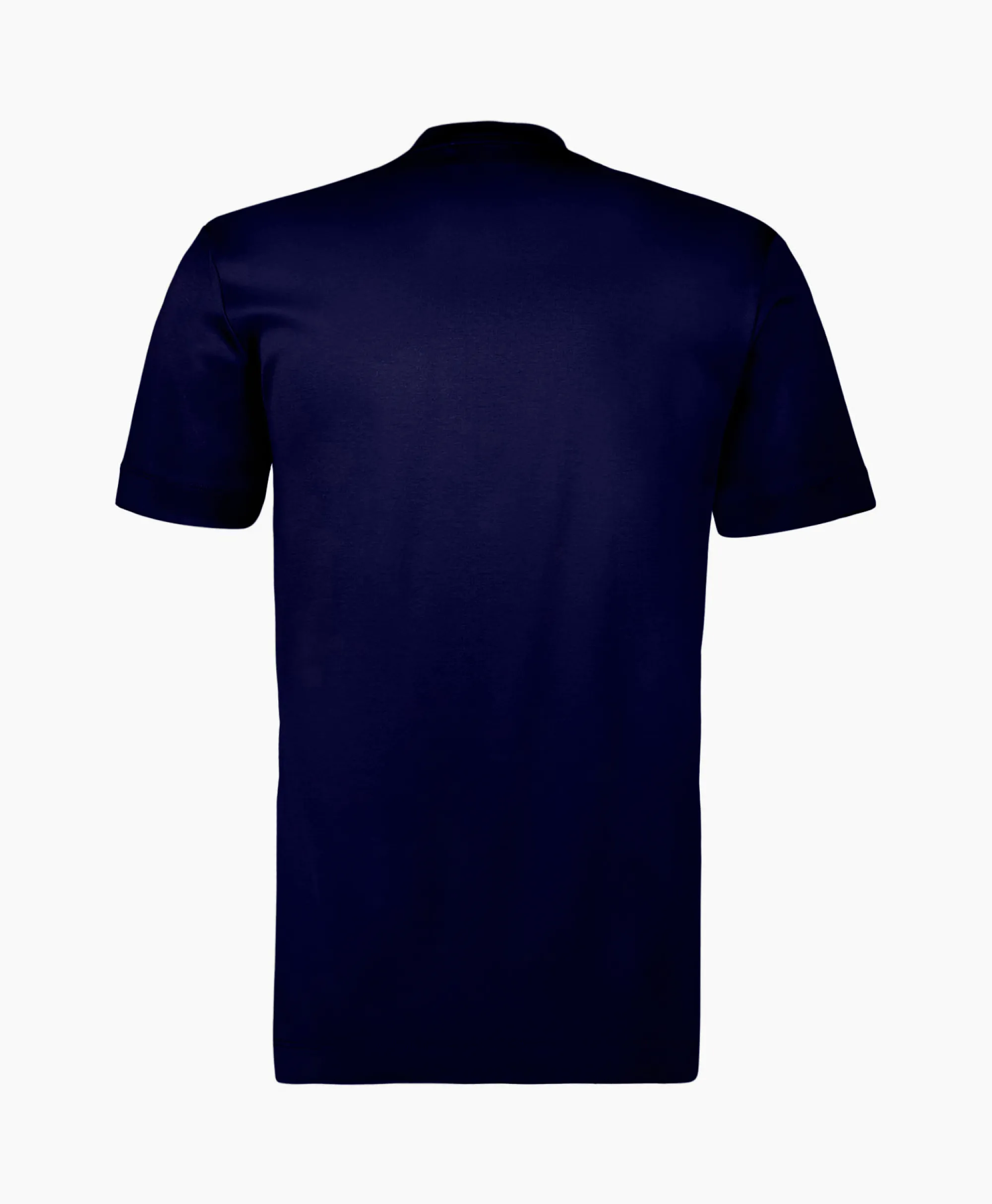 Discount T-Shirt Interlock Supima Blauw Heren T-Shirts