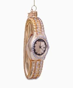 Online Kerstbal Horloge Goud Lifestyle Lifestyle